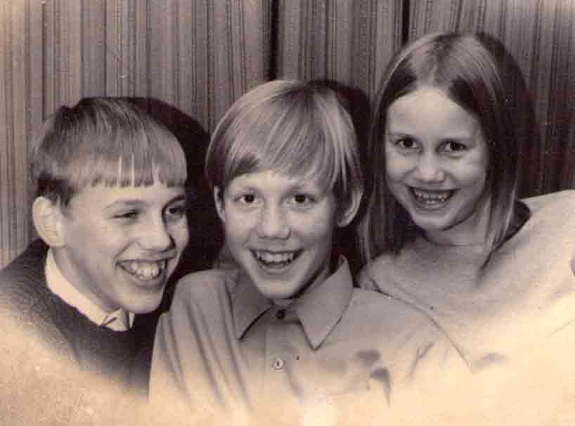 Bodil og Holgers børn: Finn, Steen og Joan